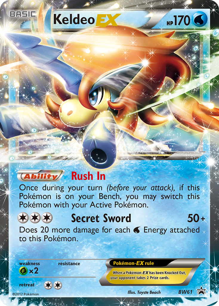 Keldeo EX (BW61) [Black & White: Black Star Promos] | GnG Games