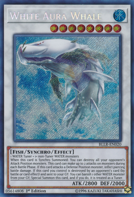 White Aura Whale [BLLR-EN020] Secret Rare | GnG Games