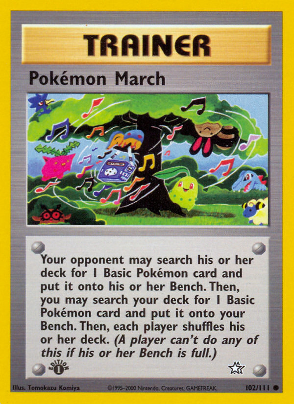 Pokemon March (102/111) [Neo Genesis 1st Edition] | GnG Games