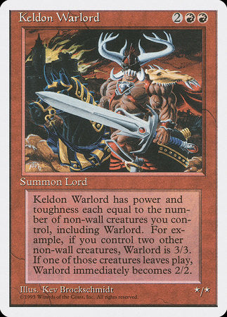 Keldon Warlord [Fourth Edition] | GnG Games