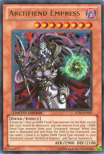 Archfiend Empress [STBL-ENSP1] Ultra Rare | GnG Games