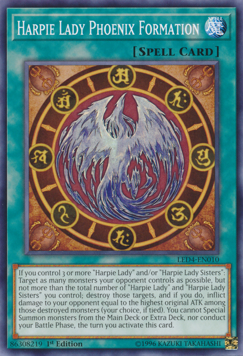 Harpie Lady Phoenix Formation [LED4-EN010] Common | GnG Games