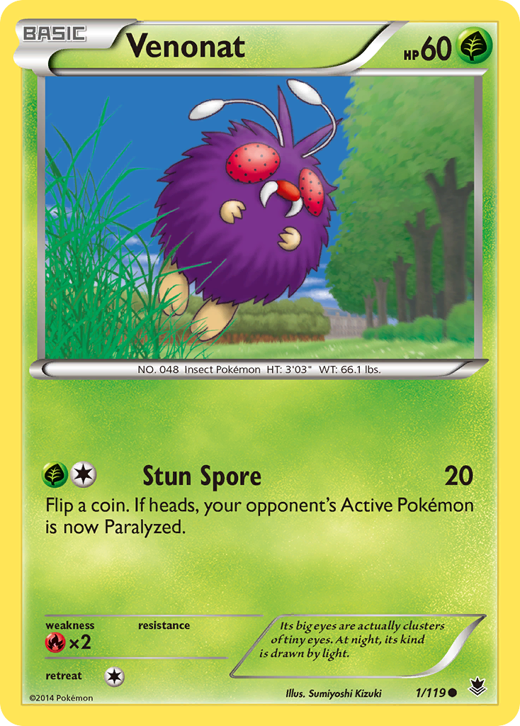 Venonat (1/119) [XY: Phantom Forces] | GnG Games