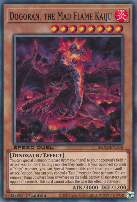 Dogoran, the Mad Flame Kaiju [SGX2-ENC08] Secret Rare | GnG Games