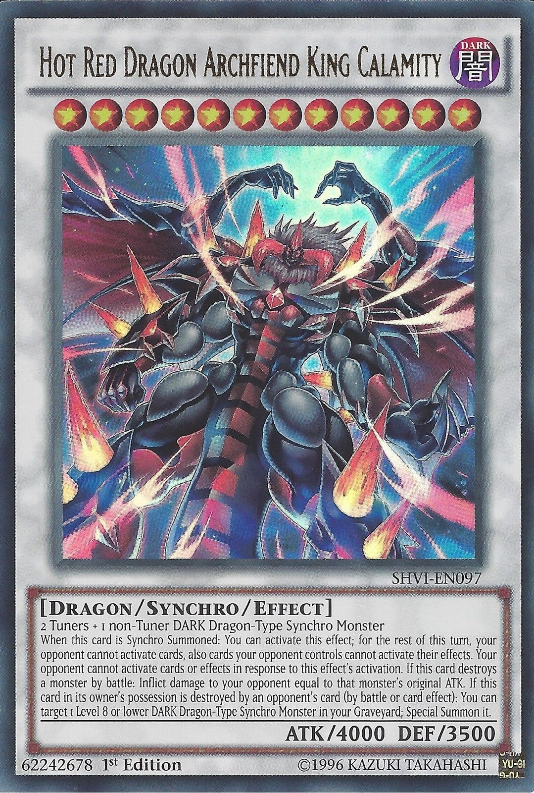 Hot Red Dragon Archfiend King Calamity [SHVI-EN097] Ultra Rare | GnG Games