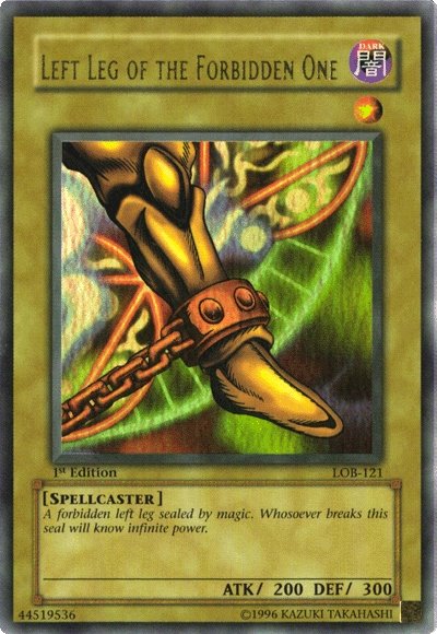 Left Leg of the Forbidden One [LOB-121] Ultra Rare | GnG Games