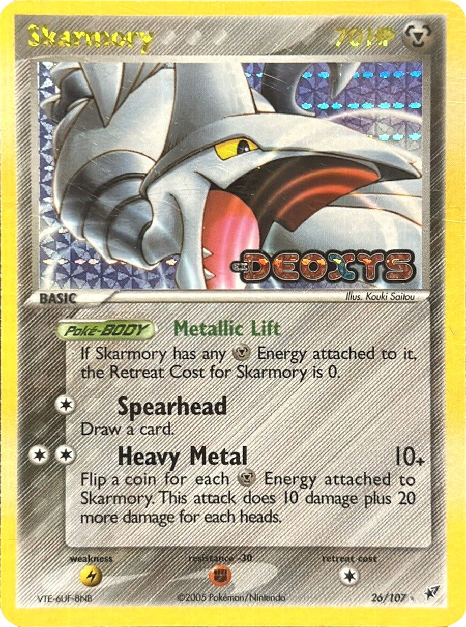 Skarmory (26/107) (Stamped) [EX: Deoxys] | GnG Games