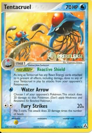 Tentacruel (45/92) (Prerelease Promo) [Nintendo: Black Star Promos] | GnG Games