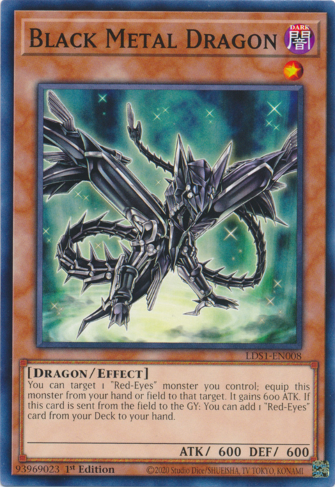 Black Metal Dragon [LDS1-EN008] Common | GnG Games