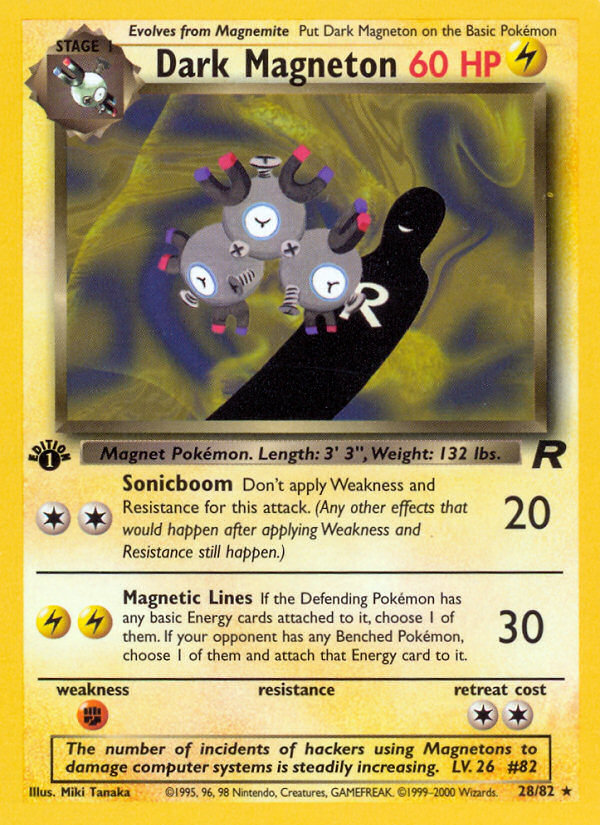 Dark Magneton (28/82) [Team Rocket 1st Edition] | GnG Games