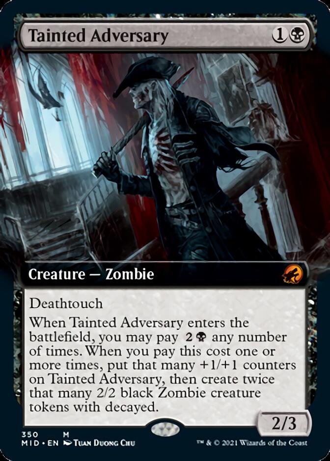 Tainted Adversary (Extended) [Innistrad: Midnight Hunt] | GnG Games