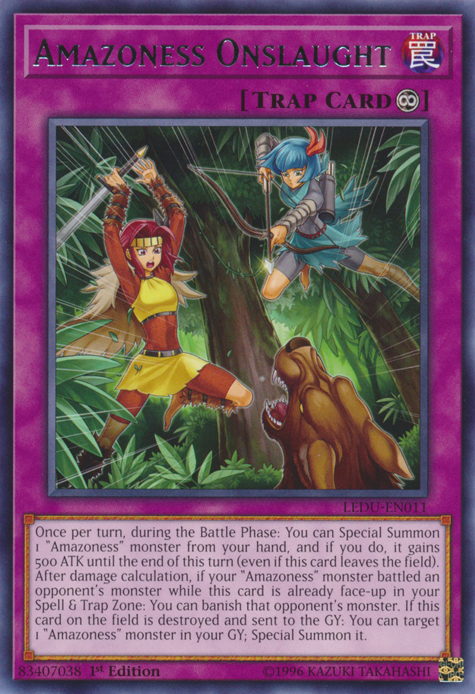 Amazoness Onslaught [LEDU-EN011] Rare | GnG Games