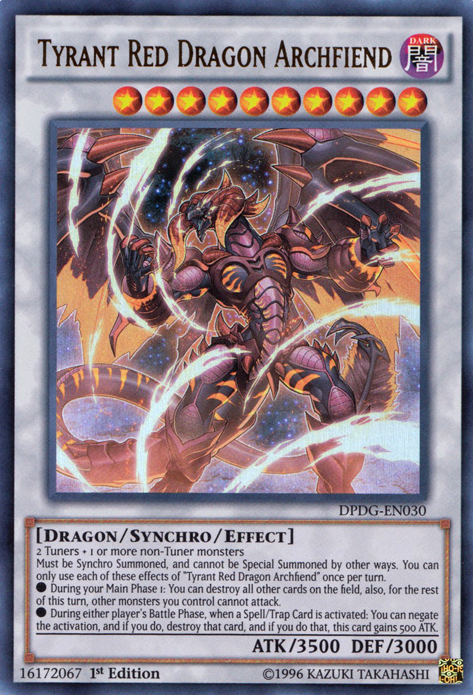 Tyrant Red Dragon Archfiend [DPDG-EN030] Ultra Rare | GnG Games