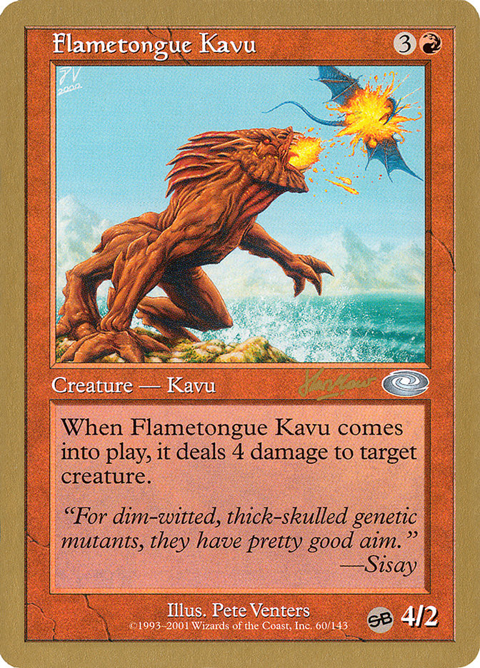 Flametongue Kavu (Sim Han How) (SB) [World Championship Decks 2002] | GnG Games