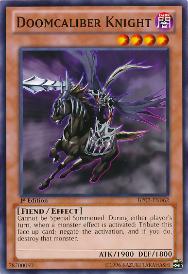 Doomcaliber Knight [BP02-EN062] Mosaic Rare | GnG Games
