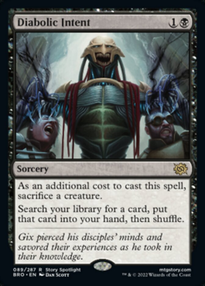 Diabolic Intent [The Brothers' War] | GnG Games