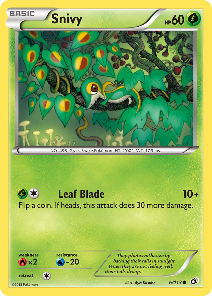 Snivy (6/113) [Black & White: Legendary Treasures] | GnG Games