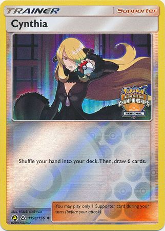 Cynthia (119a/156) (Regional Championship Promo) [Sun & Moon: Ultra Prism] | GnG Games