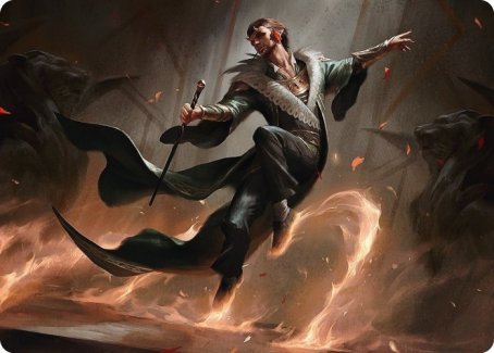 Fleetfoot Dancer Art Card [Streets of New Capenna Art Series] | GnG Games