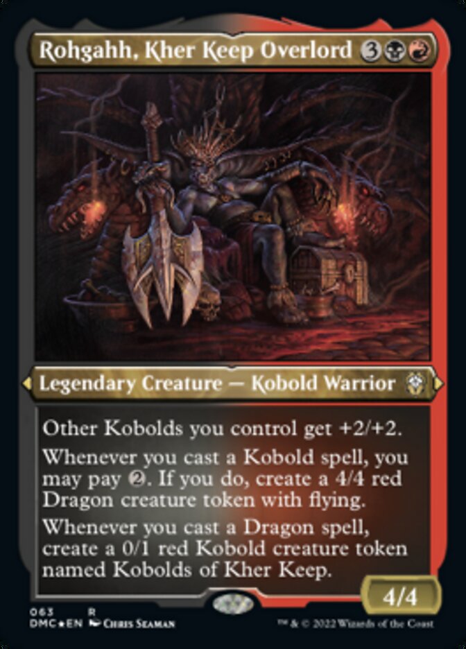 Rohgahh, Kher Keep Overlord (Foil Etched) [Dominaria United Commander] | GnG Games