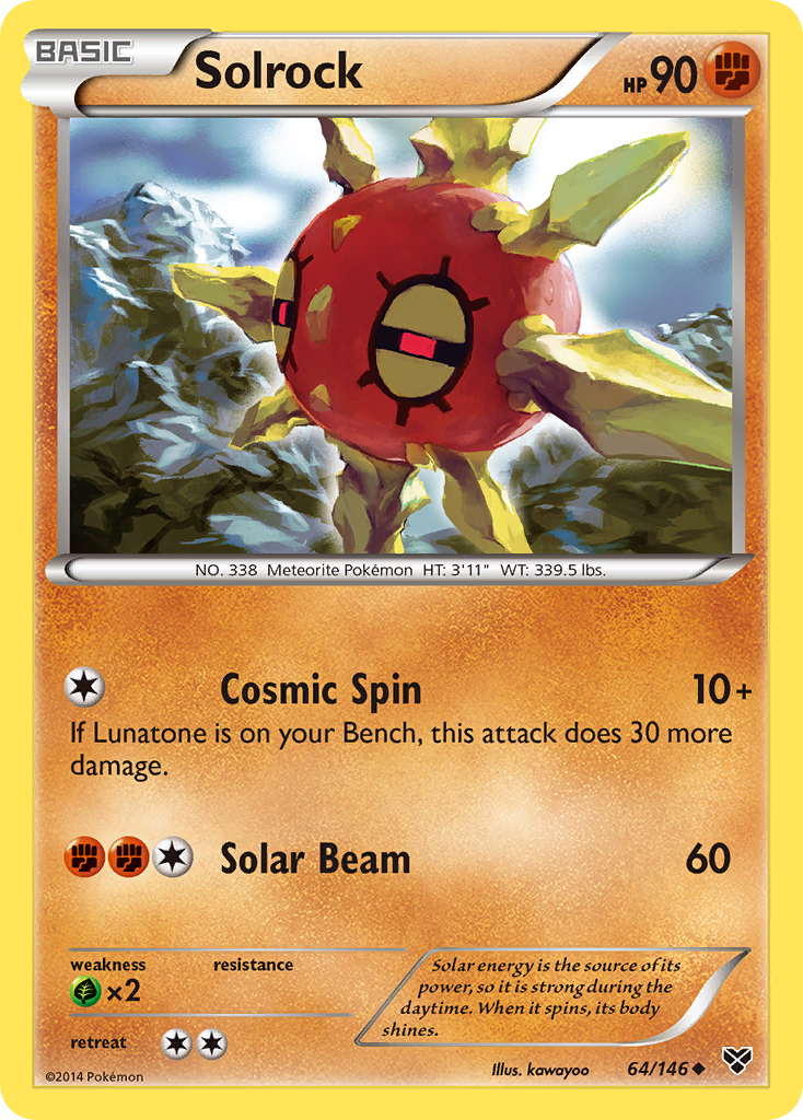 Solrock (64/146) [XY: Base Set] | GnG Games