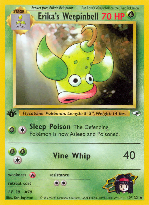 Erika's Weepinbell (49/132) [Gym Heroes 1st Edition] | GnG Games