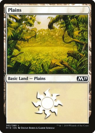 Plains (262) [Core Set 2019] | GnG Games