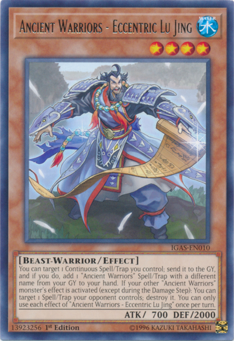 Ancient Warriors - Eccentric Lu Jing [IGAS-EN010] Rare | GnG Games