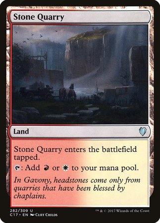 Stone Quarry [Commander 2017] | GnG Games