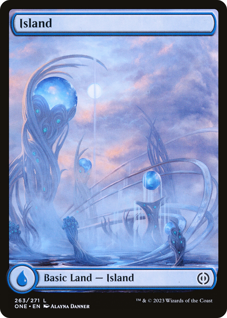 Island (263) (Full-Art) [Phyrexia: All Will Be One] | GnG Games