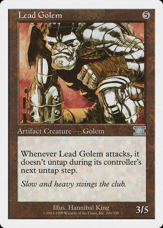 Lead Golem [Classic Sixth Edition] | GnG Games