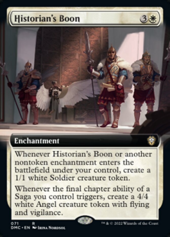 Historian's Boon (Extended Art) [Dominaria United Commander] | GnG Games