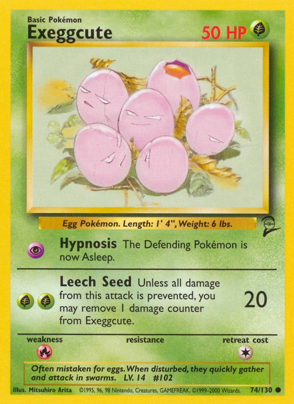 Exeggcute (74/130) [Base Set 2] | GnG Games