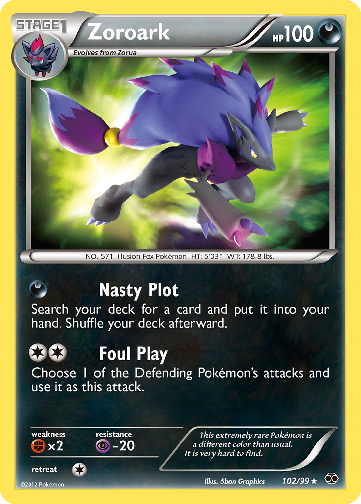 Zoroark (102/99) [Black & White: Next Destinies] | GnG Games