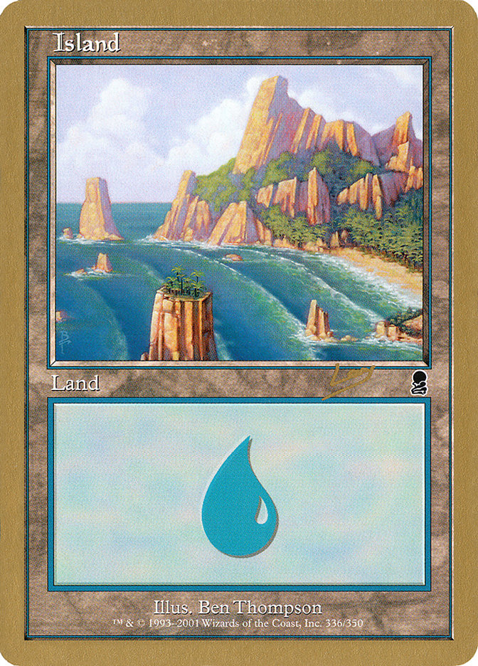 Island (rl336a) (Raphael Levy) [World Championship Decks 2002] | GnG Games