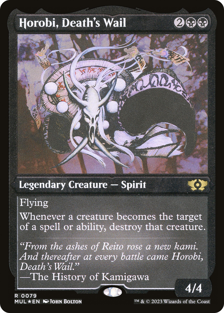 Horobi, Death's Wail (Foil Etched) [Multiverse Legends] | GnG Games