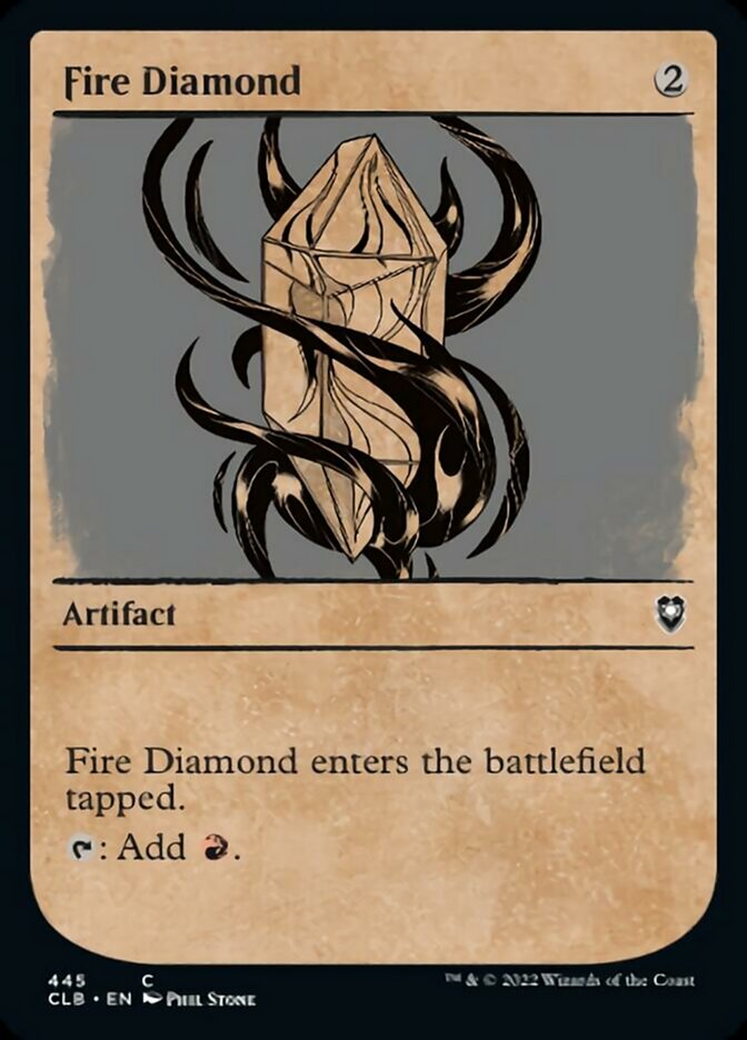 Fire Diamond (Showcase) [Commander Legends: Battle for Baldur's Gate] | GnG Games