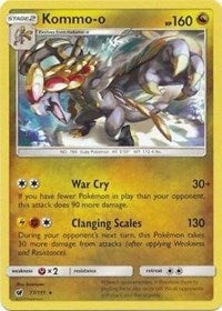 Kommo-o (77/111) (Cracked Ice Holo) (Theme Deck Exclusive) [Sun & Moon: Crimson Invasion] | GnG Games