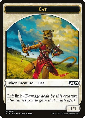 Cat Token [Core Set 2019 Tokens] | GnG Games