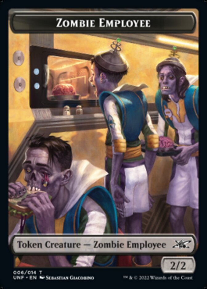 Zombie Employee Token [Unfinity Tokens] | GnG Games