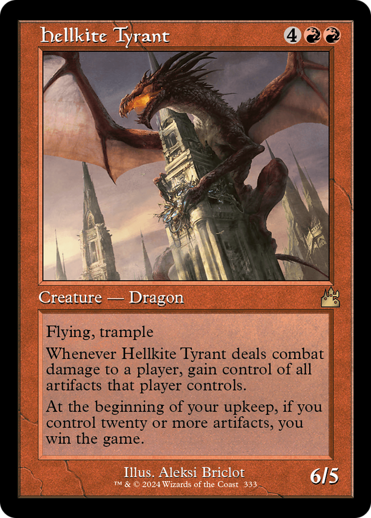 Hellkite Tyrant (Retro Frame) [Ravnica Remastered] | GnG Games
