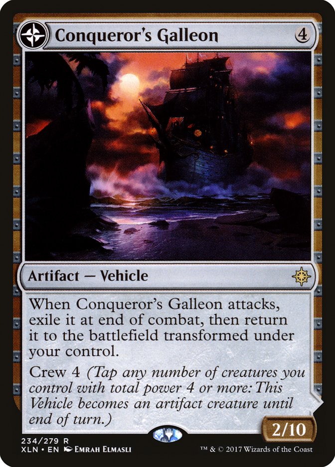 Conqueror's Galleon // Conqueror's Foothold [Ixalan] | GnG Games