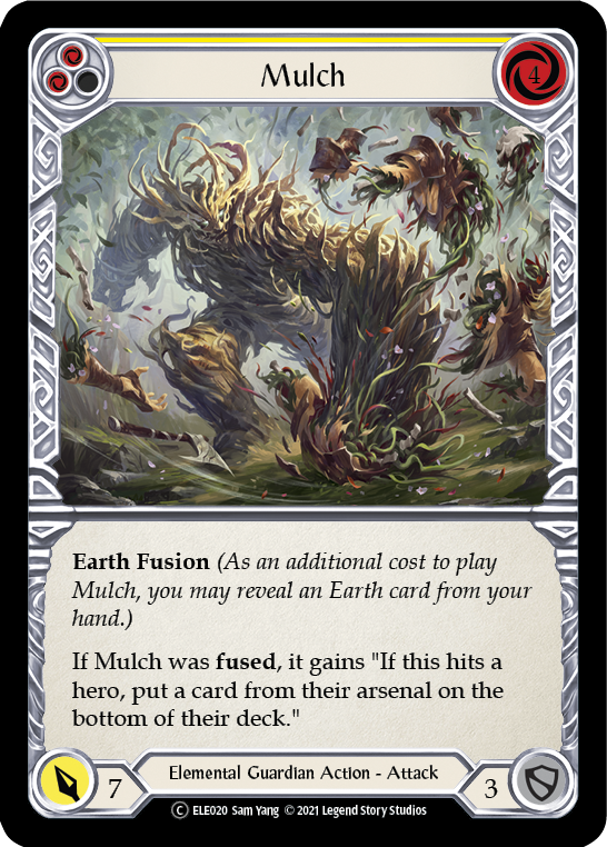 Mulch (Yellow) [U-ELE020] Unlimited Rainbow Foil | GnG Games