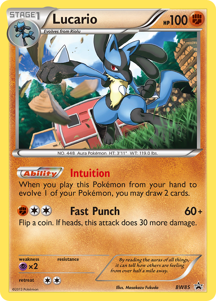 Lucario (BW85) [Black & White: Black Star Promos] | GnG Games