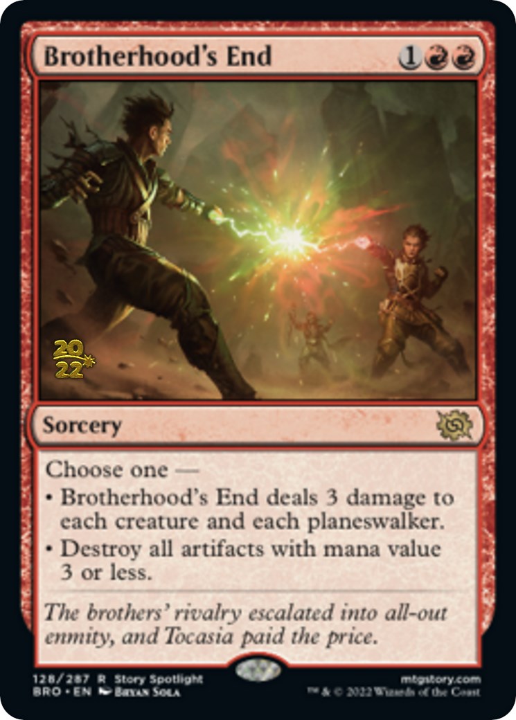 Brotherhood's End [The Brothers' War: Prerelease Promos] | GnG Games