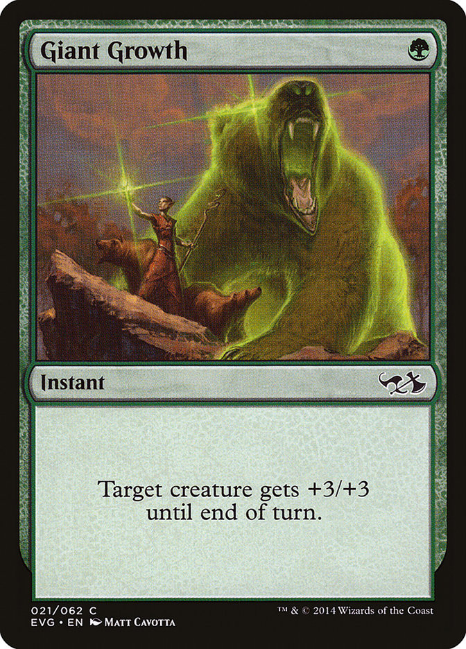 Giant Growth (Elves vs. Goblins) [Duel Decks Anthology] | GnG Games