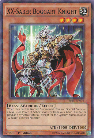 XX-Saber Boggart Knight [SP15-EN006] Shatterfoil Rare | GnG Games