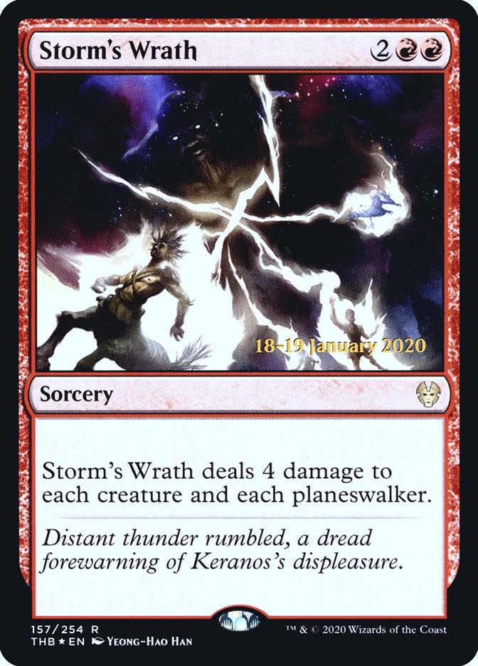 Storm's Wrath [Theros Beyond Death Prerelease Promos] | GnG Games