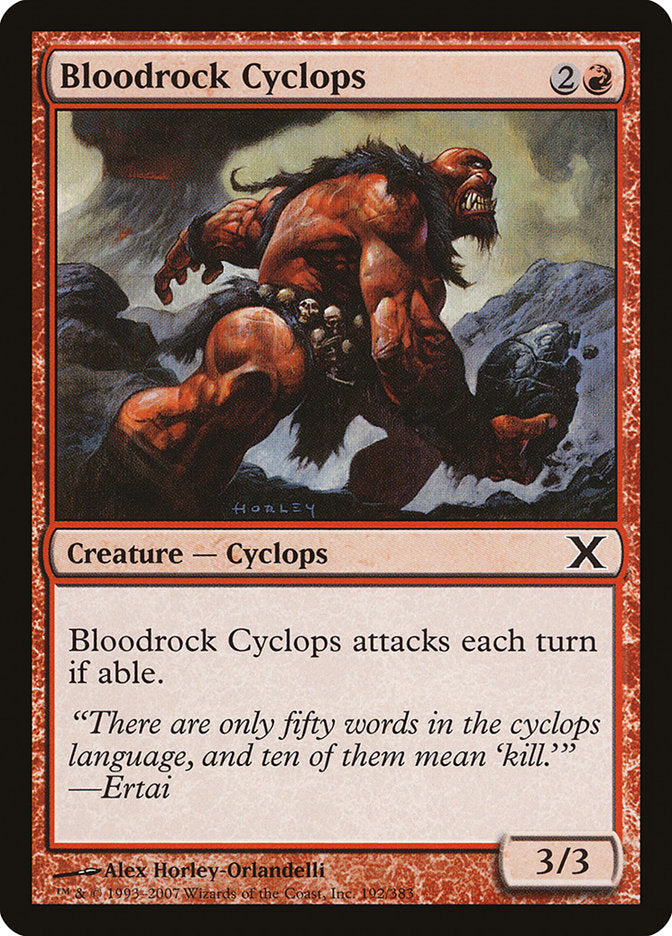 Bloodrock Cyclops [Tenth Edition] | GnG Games