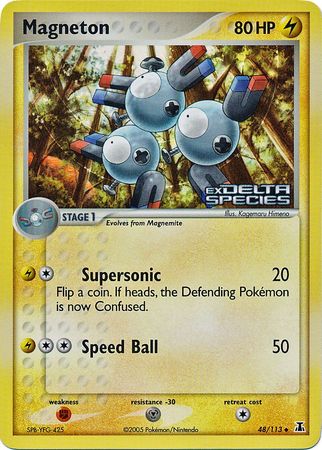 Magneton (48/113) (Stamped) [EX: Delta Species] | GnG Games